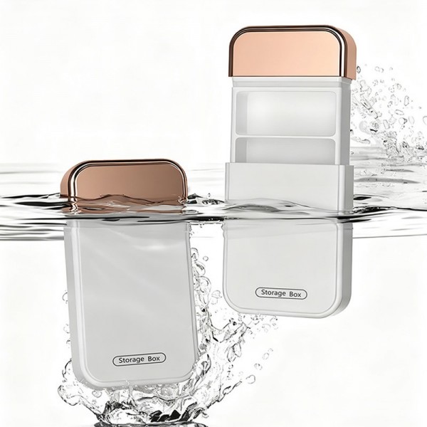 Portable 4-Compartment Daily Pill Organizer Small Travel Pill Box for Pocket & Purseimg-2