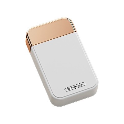 Portable 4-Compartment Daily Pill Organizer Small Travel Pill Box for Pocket & Purse