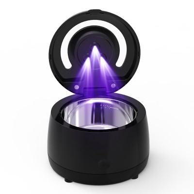 Mini Ultrasonic Dental Cleaner 3-Minute Automatic Sterilizer for Dentures, Aligners & Jewelry