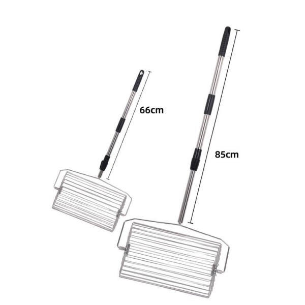 Telescopic Stainless Steel Tennis Ball Picker Roller Type Adjustable Height Ball Retriever for Tenniimg-2