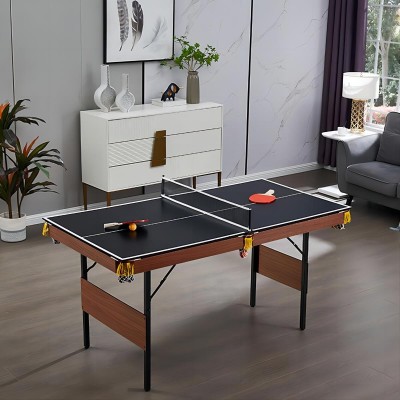 Convertible 3-in-1 Billiards Table, Ping Pong Table & Work Desk Combo