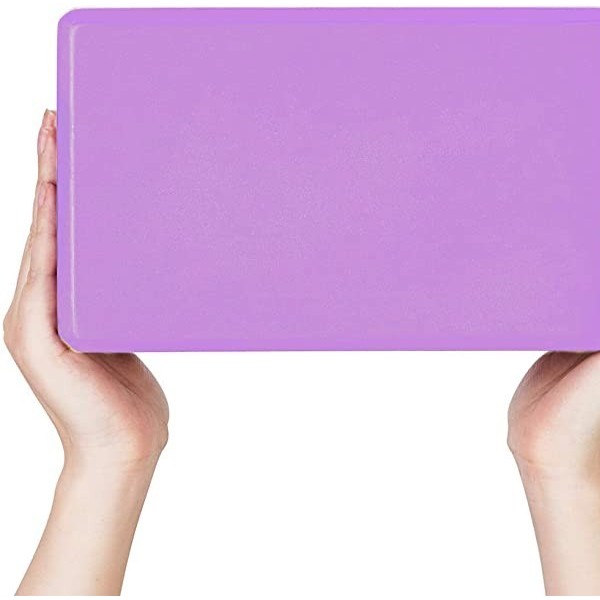 High Density EVA Foam Yoga Blocks, Non-Slip Yoga Bricks for Home Gym Pilates Practiceimg-3
