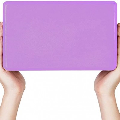 High Density EVA Foam Yoga Blocks, Non-Slip Yoga Bricks for Home Gym Pilates Practice