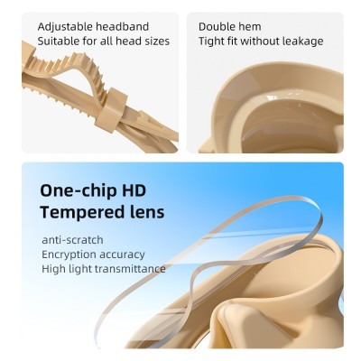 Kids Diving Mask with Tempered Lens, Snorkeling Gear for Children