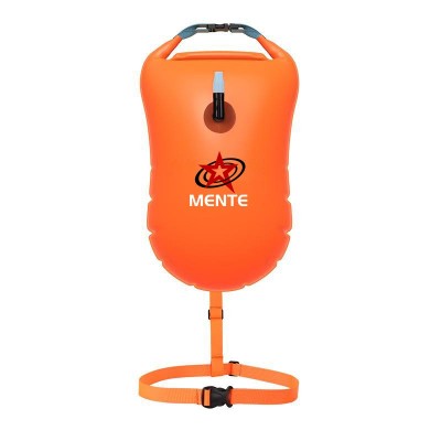 High-Visibility Orange Inflatable Safety Buoy | Waterproof Swim Float for Open Water