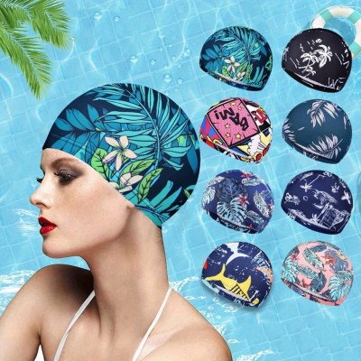 Printed Silicone Swim Cap | Durable Eco-Friendly Swimming Cap for Pool & Open Water