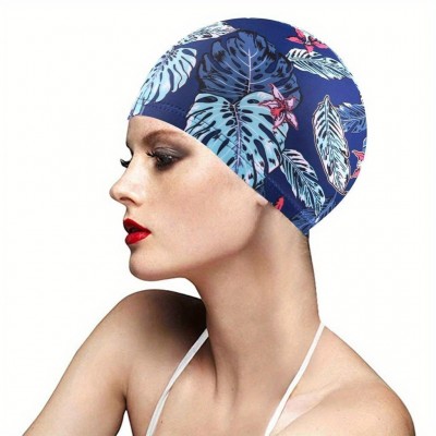 Printed Silicone Swim Cap | Durable Eco-Friendly Swimming Cap for Pool & Open Water