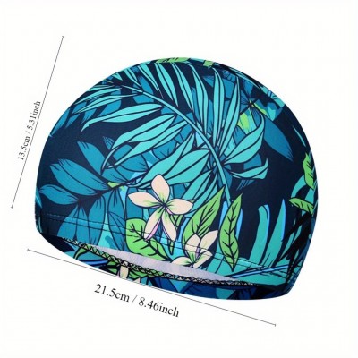 Printed Silicone Swim Cap | Durable Eco-Friendly Swimming Cap for Pool & Open Water
