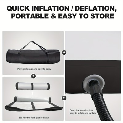 Premium Inflatable Air Track | 200x100cm Gym Mat for Kids & Adults Tumbling