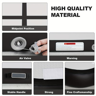 Premium Inflatable Air Track | 200x100cm Gym Mat for Kids & Adults Tumbling