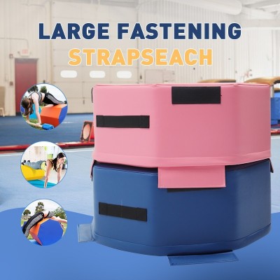 Durable Octagonal Gymnastics Box | Stackable Training Platform for Cheer & Fitness