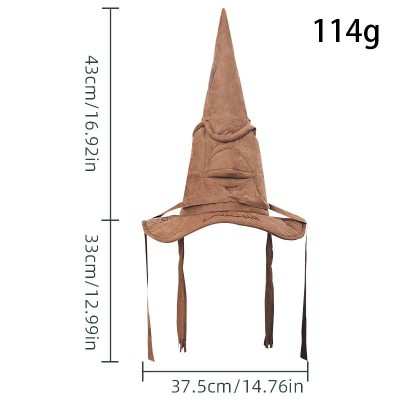 Harry Potter Sorting Hat, Halloween Cosplay Witch Wizard Hat for Costume Party