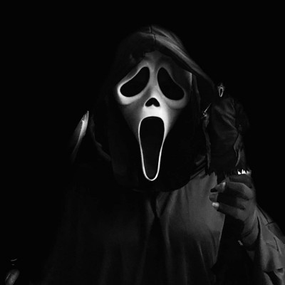 Ghostface Scream Mask, Halloween Horror Cosplay Prop for Adults