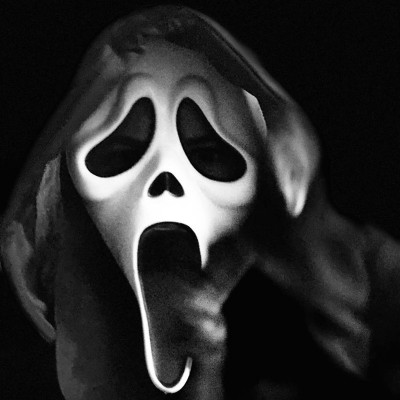 Ghostface Scream Mask, Halloween Horror Cosplay Prop for Adults