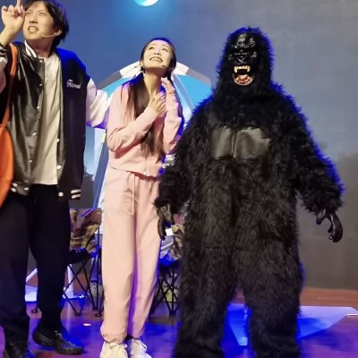 Adult King Kong Costume, Halloween Gorilla Cosplay Outfit for Theme Party