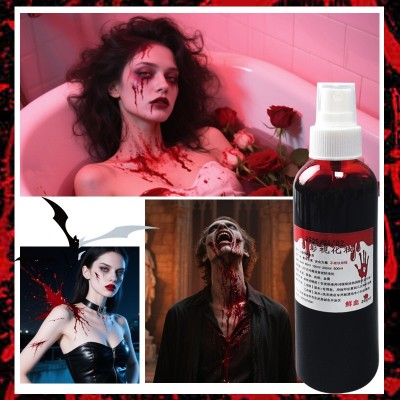 Realistic Fake Blood, Halloween SFX Makeup Prop for Cosplay & Theatrical Use
