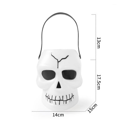 Colorful Halloween Candy Holders, Smiling Face Pumpkin Buckets for Kids Party Favors