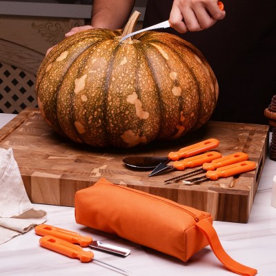 DIY Pumpkin Carving Kit, Heavy Duty Stainless Steel Tools for Halloween Decor
