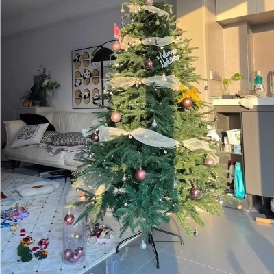 Premium PE Artificial Christmas Tree, Automatic Hinged Xmas Tree for Indoor Use