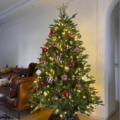 Premium PE Artificial Christmas Tree, Automatic Hinged Xmas Tree for Indoor Use