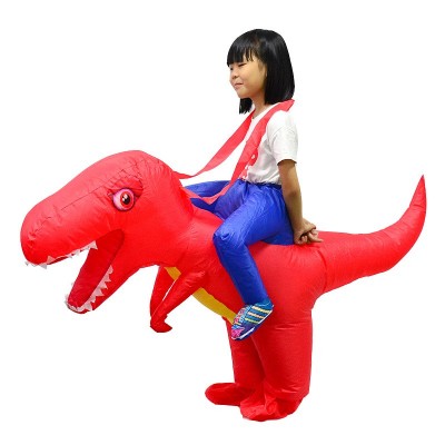 Inflatable T-Rex Costume, Ride-On Dinosaur Outfit for Stage Performance, Party