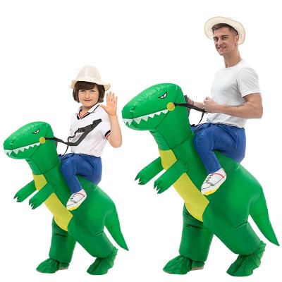 Inflatable T-Rex Costume, Ride-On Dinosaur Outfit for Stage Performance, Party