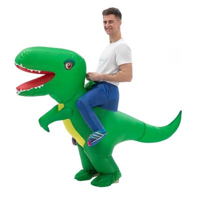 Inflatable T-Rex Costume, Ride-On Dinosaur Outfit for Stage Performance, Party