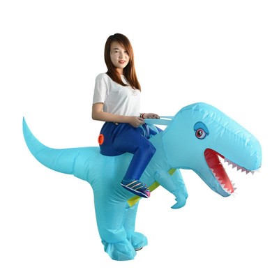 Inflatable T-Rex Costume, Ride-On Dinosaur Outfit for Stage Performance, Party