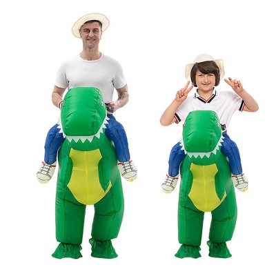 Inflatable T-Rex Costume, Ride-On Dinosaur Outfit for Stage Performance, Party