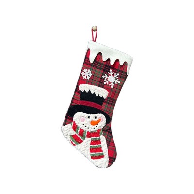 Large Christmas Stockings with 3D Legs, Cartoon Xmas Stockings for Tree Decor