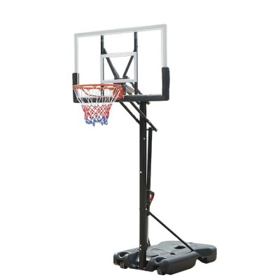 Portable Basketball Hoop, Adjustable Height with Fillable Base for Outdoor Use