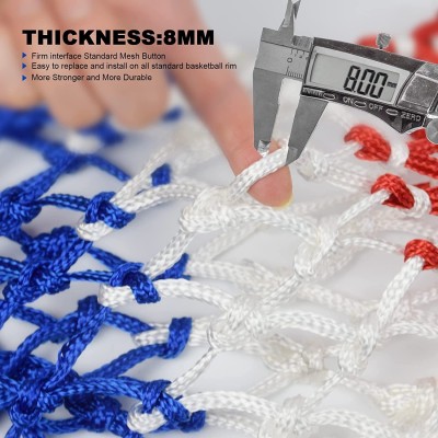 Premium Basketball Net Replacement, Weatherproof for Driveway & Pool Hoops