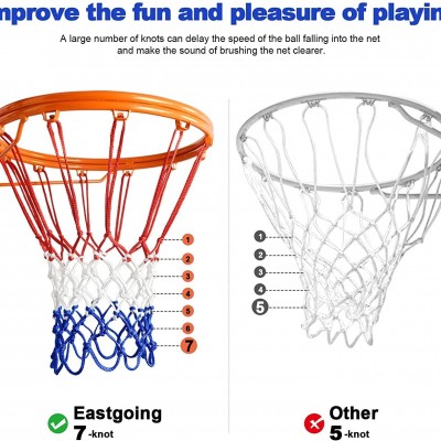 Premium Basketball Net Replacement, Weatherproof for Driveway & Pool Hoops