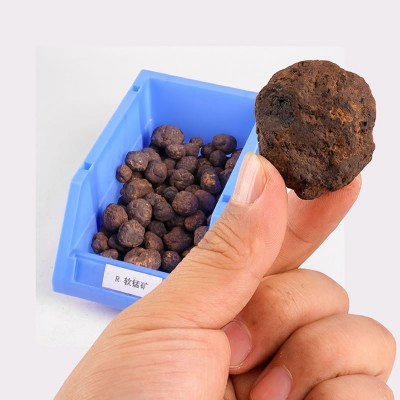 Natural Pyrolusite Rough Stones Crystal Specimen Home Decor Ornaments