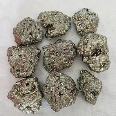 Natural Pyrite Rough Stones Mineral Specimen Collection Home Decor