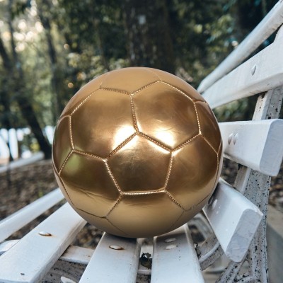 Golden PVC Soccer Ball Size 2/3/4/5 Anti-Slip Youth Training Match Ball