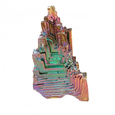 Bismuth Crystal Rare Metal Rainbow Ore Mineral Specimen Decor
