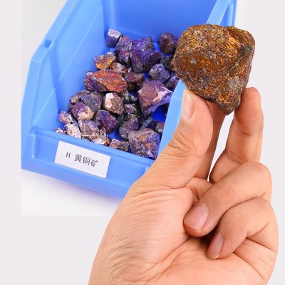 Natural Chalcopyrite Rough Ore Crystal Mineral Specimen Collection Decor