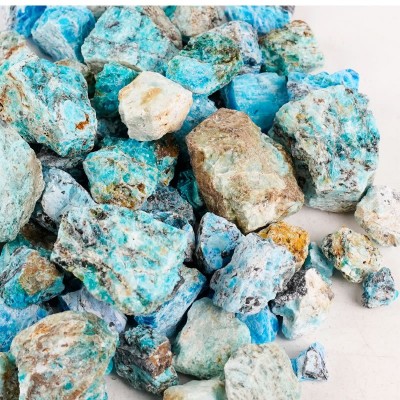 Raw Chrysocolla Crystal Natural Ore Healing Stone Collection