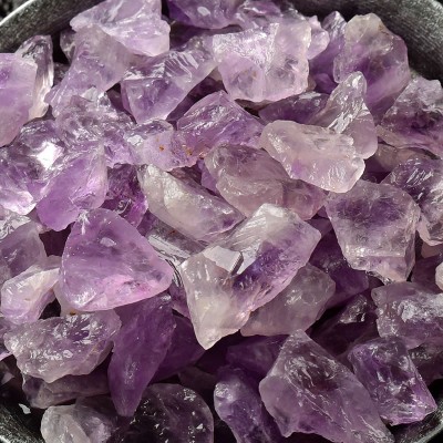 Natural Brazilian Amethyst Ore Raw Crystal Mineral Specimen