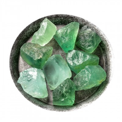 Natural Green Fluorite Ore Raw Crystal Mineral Specimen Decor