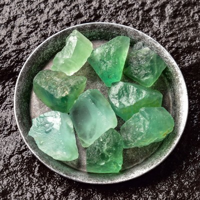 Natural Green Fluorite Ore Raw Crystal Mineral Specimen Decor