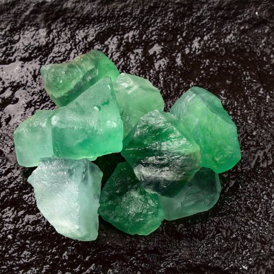 Natural Green Fluorite Ore Raw Crystal Mineral Specimen Decor