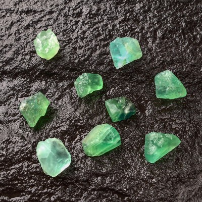 Natural Green Fluorite Ore Raw Crystal Mineral Specimen Decor