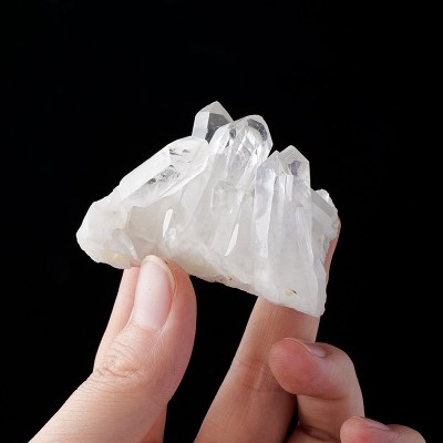 Natural Clear Quartz Crystal Cluster Raw Mineral Specimen Decor