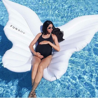 Giant PVC Butterfly Wing Float Angel Wing Pool Float Ride-On for Water Fun