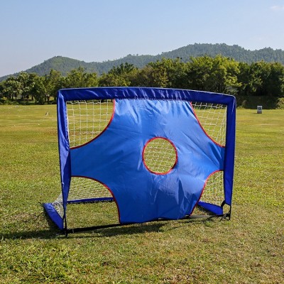 Mini Square Soccer Goal Portable Foldable Training Goal for Kids