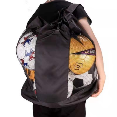 Heavy Duty Soccer Ball Bag Canvas Backpack Hold 25 Balls for Training