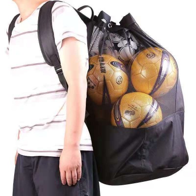 Heavy Duty Soccer Ball Bag Canvas Backpack Hold 25 Balls for Training