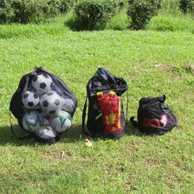 Heavy Duty Soccer Ball Bag Canvas Backpack Hold 25 Balls for Training
